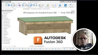 Arnia Top Bar disegnata con Fusion 360