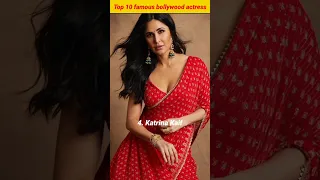 Top 10 Most Famous Bollywood Actress#shorts