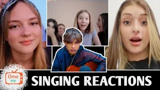 Mereka sampe gak percaya kalo aku orang Indonesia karna nyanyi lagu ini | SINGING REACTIONS OmeTV