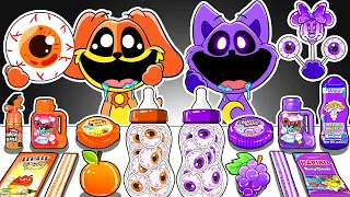 Best of PURPLE ORANGE Dessert Food Challenge CATNAP vs DOGDAY | Poppy Playtime 3 Animation | ASMR