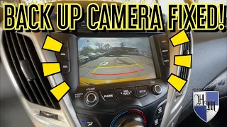 HYUNDAI / KIA BACK UP CAMERA NOT WORKING FIXED FAST & EASY! - 2016 HYUNDAI VELOSTER QUICK FIX