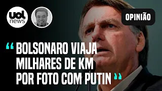 Viagem de Bolsonaro à Rússia é inoportuna e desnecessária, diz Leonardo Sakamoto
