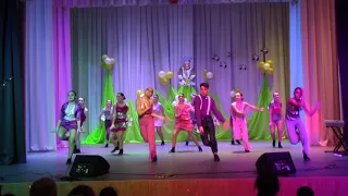 Танец "В джазе не только девушки" ансамбль "Шанс", концерт к 8 марта, Есаульский ДК, 2021