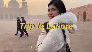 Korean girl speaking Punjabi | Trip to Lahore | Hamari train miss hone lagi | Badshahi Masjid | Desi