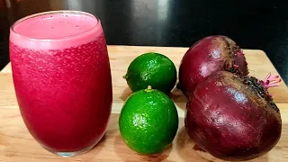 SUCO DE BETERRABA COM LIMÃO | DESCUBRA OS INCRÍVEIS BENEFÍCIOS DESTA BEBIDA NATURAL