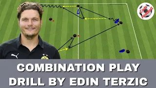 Combination play exercise by Terzic!