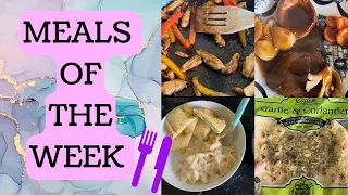 EASY WEEKDAY MEALS|MEALS OF THE WEEK|Talia Elizabeth