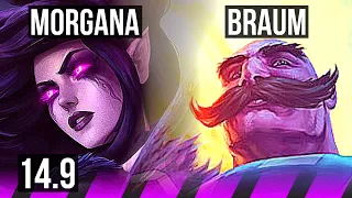 MORGANA & Twitch vs BRAUM & Kog'Maw (SUP) | 5/5/23 | EUW Master | 14.9