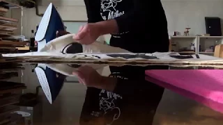 How to fix a vinyl record with an iron