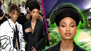 Willow smith and Jaden Smith attend the Met Gala in matching looks