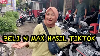 MBAK NOVI BELI MOTOR N MAX GAJI DARI TIKTOK