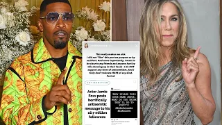 Jennifer Aniston's Big Mouth Has Jamie Foxx Labeled Anti-Semitic, Lizzo Getting That Smoke