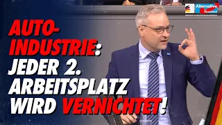 GroKo vernichtet jeden 2. Arbeitsplatz in der Autoindustrie! - Marc Bernhard - AfD-Fraktion