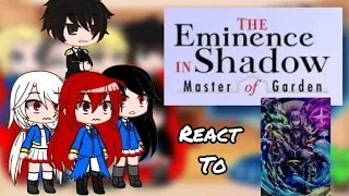 The Eminence in Shadow react to Rimuru Tempest | Part 2 | REQUESTED | GACHA | RIMURU VS CID |