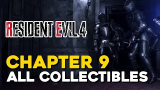 Resident Evil 4 Remake Chapter 9 All Collectible Locations (All Castellan, Treasure, Weapons...)