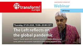 The Left Reflects on the Global Pandemic: Gayatri C. Spivak