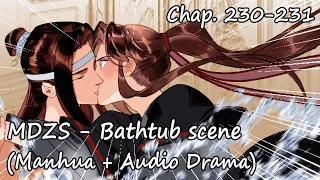 [ENG/FR] Wangxian Uncensored Bathtub Scene - Lan Wangji, Wei Wuxian kiss & more -  (Manhua + Audio)