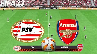 FIFA 23 | PSV vs Arsenal - UEL UEFA Europa League - PS5 Gameplay