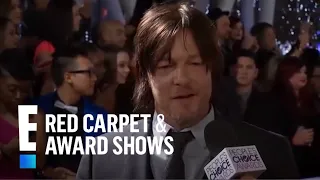 Norman Reedus Wins on the Red Carpet | E! People's Choice Awards