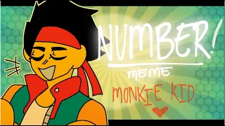 ⬥ .NUMBER! ANIMATION MEME. ⬥LEGO MONKIE KID [MK].⬥(flipaclip)