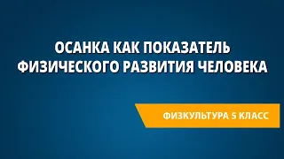 Осанка как показатель физического развития человека