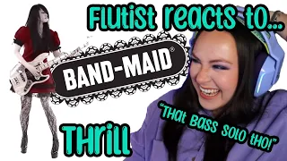 Flute Teacher Reacts to | Band-Maid, THRILL