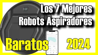 🥇🔥 Los 7 MEJORES Robots Aspiradores BUENOS y BARATOS de Amazon  [2024]✅[Calidad/Precio] Limpiasuelos