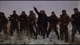 Чеченский отряд под Донецком