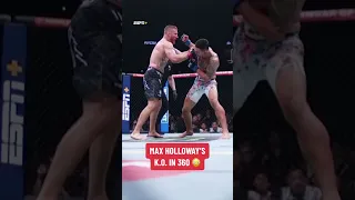 Holloway’s KO in 360 🔥