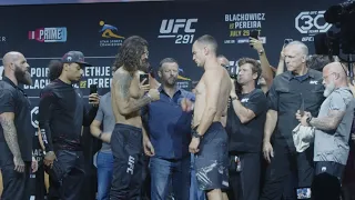 UFC 291 Ceremonial Weigh-Ins- Final Faceoffs