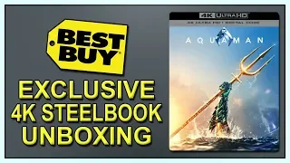 Aquaman Best Buy Exclusive 4K Blu-ray SteelBook Unboxing