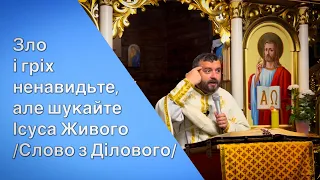 Зло і гріх ненавидьте, але шукайте Ісуса Живого /Слово з Ділового/ Тарас Бровді