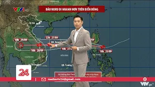 Chỉ hơn 1 ngày nữa, bão Noru sẽ ảnh hưởng đến đất liền nước ta | VTV24