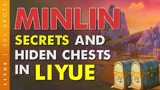 UNLOCK Minlin 100% All Secrets and Hidden Chests Hunt! Liyue EP.2 - Genshin Impact