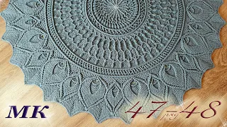 Carpet "Ornament" 47-48 row/ Ковёр «Орнамент» 47-48 ряд. МК полный и подробный! / Halı "Süs" 47-48.