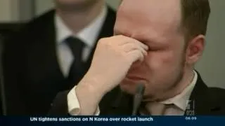 Breivik shows no remorse in court