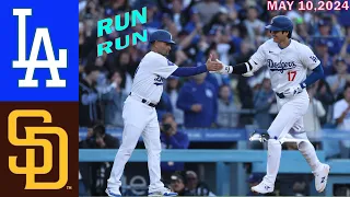 LA.Dodgers Vs San Diego Padres MAY 10, 2024 Game Highlights MLB Season 2024