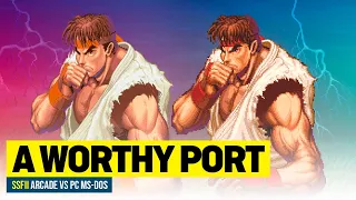 Super Street Fighter II (Arcade vs PC MS-DOS) A Worthy Port With Terrible Music