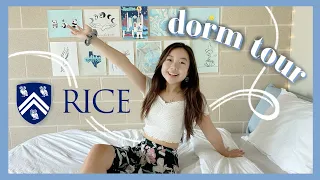 RICE University Dorm Tour 🦉 | Duncan College 💚 | Freshman year College Dorm Tour