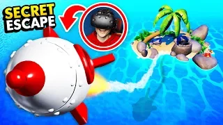 NEW Escaping The VR ISLAND With SECRET ROCKET SHIP (Funny Island Time VR Gameplay)