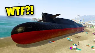 TROLLING TRYHARDS WITH MY SUBMARINE! | GTA 5 THUG LIFE #533