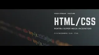 HTML/CSS pentru super mega incepatori
