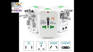 BROLAVIYA ICEBERG White INTERNATIONAL Travel Adapter