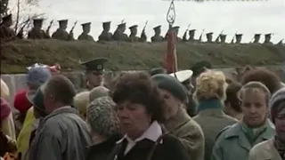 Victory Day in Vyborg 9 May 1995 Russian Anthem