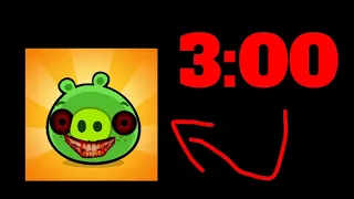 НИКОГДА НЕ ИГРАЙ В BAD PIGGIES В 3 ЧАСА НОЧИ!!!!!!!!!!