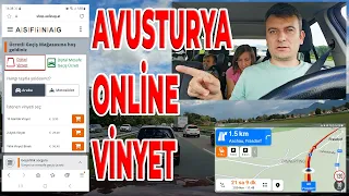 Avusturya Dijital Vinyet Otoyol ve Tünel Geçiş Ücretleri Online Satın Aldık / Sıla Yolu 2023