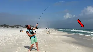 Pompano Fishing at Henderson Beach in Destin, FL