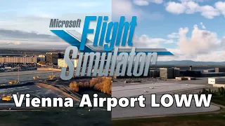 Real Life VS Microsoft Flight Simulator 2020 Landing at Vienna Airport