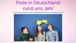 Німецька мова 8 клас Feste und Bräuche / Свята та їх символи