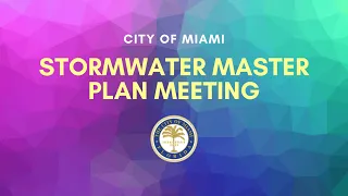 Stormwater Master Plan Meeting